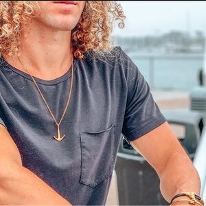 Naut & Chain anchor necklace